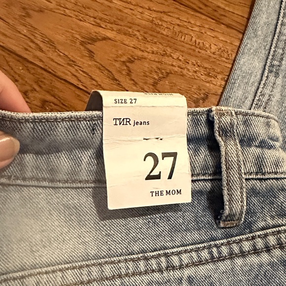 High Rise Distressed Blue Jeans - Picture 2 of 4